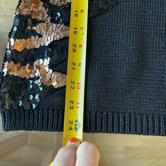 Nannell Vintage Sweater gorgeous gold and black sequins - Picture 7 of 12